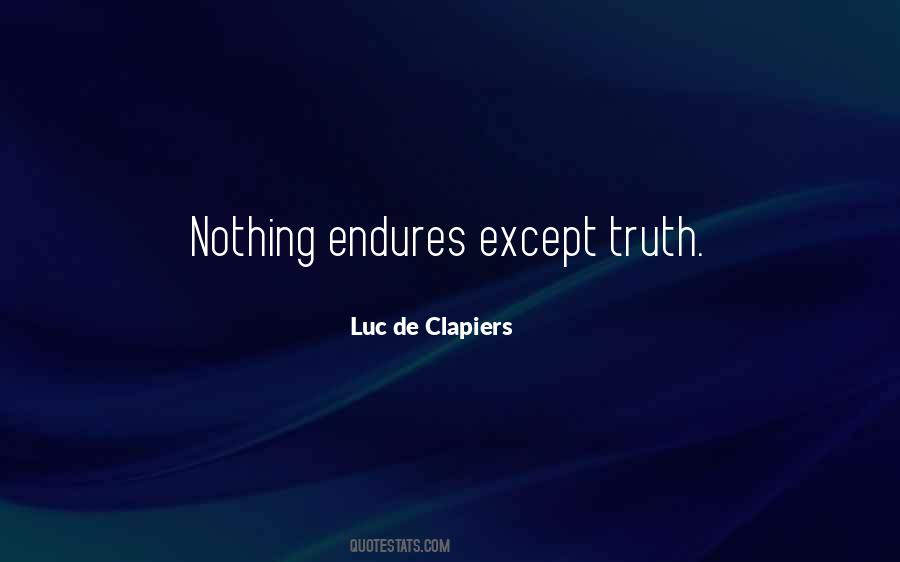 Luc De Clapiers Quotes #1050409