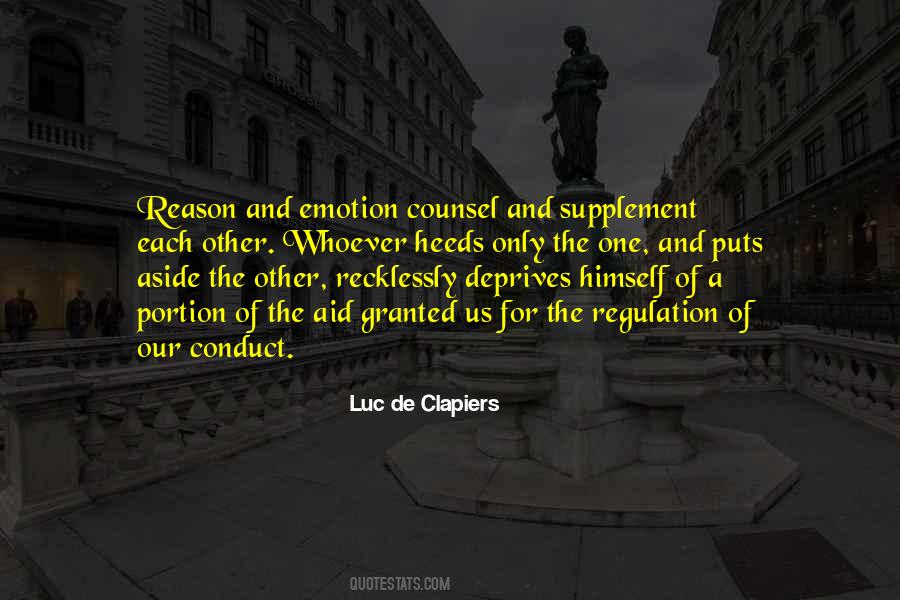 Luc De Clapiers Quotes #281492