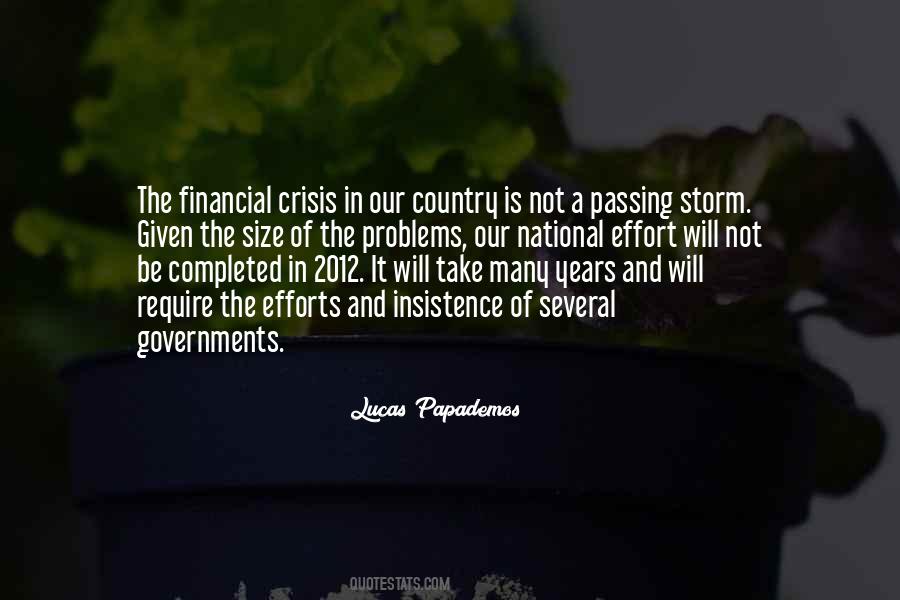 Lucas Papademos Quotes #1349078