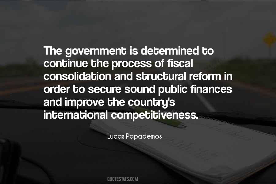 Lucas Papademos Quotes #616528