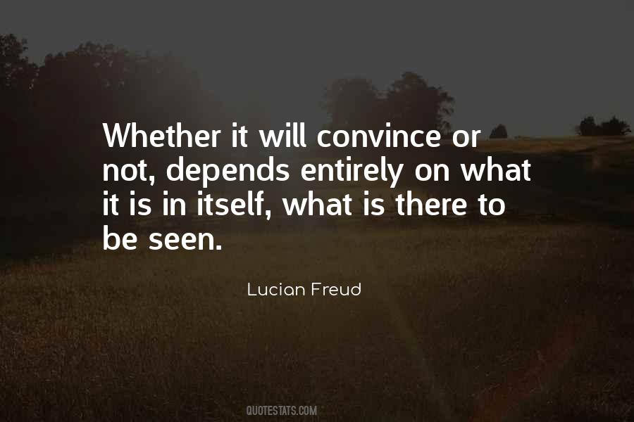 Lucian Freud Quotes #1002859
