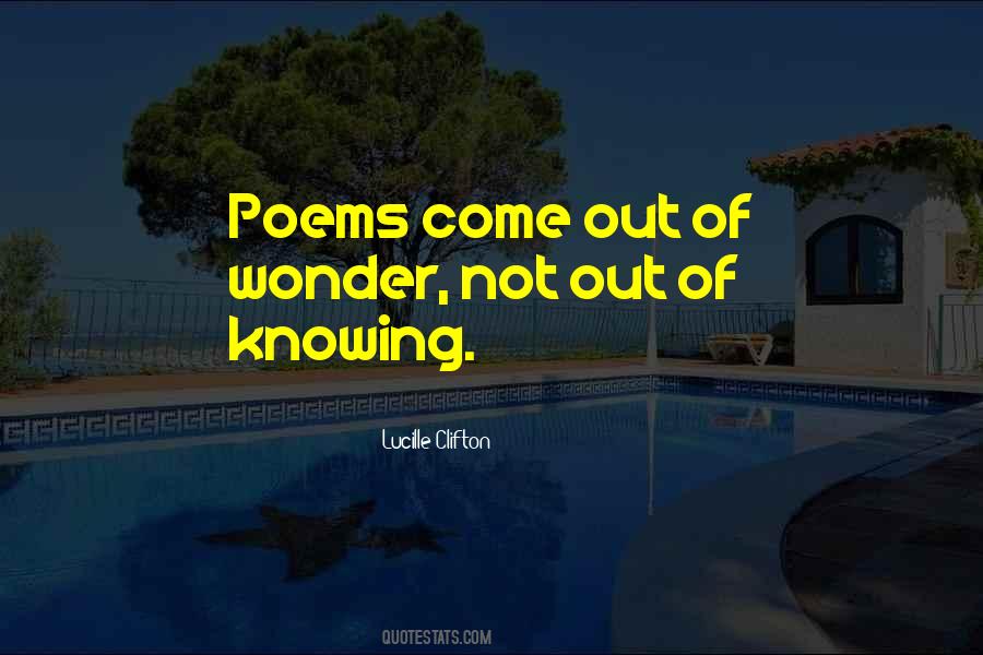 Lucille Clifton Quotes #1104036