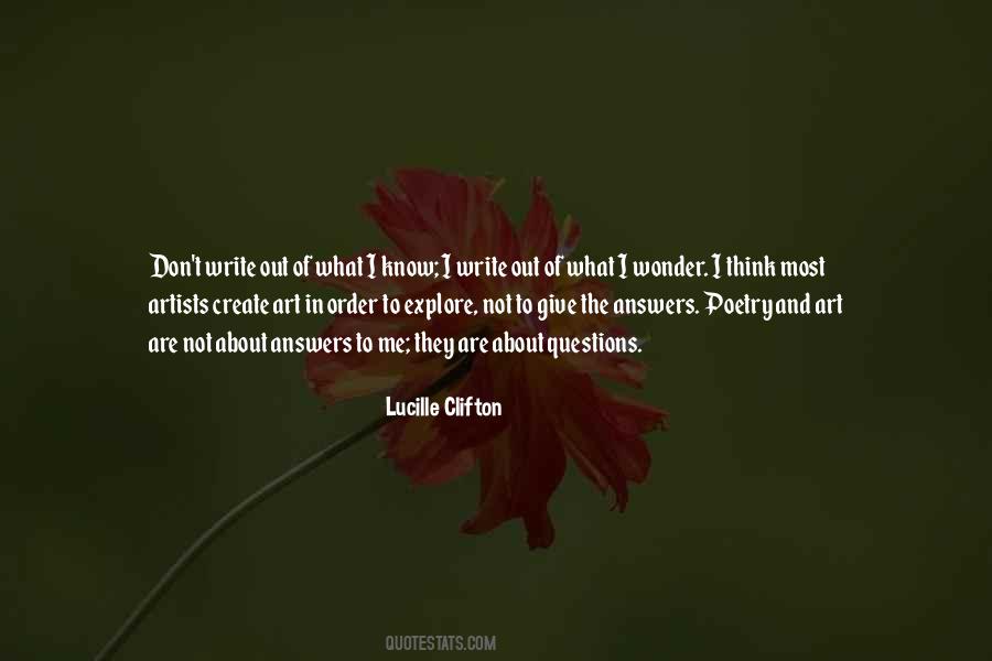 Lucille Clifton Quotes #1480141
