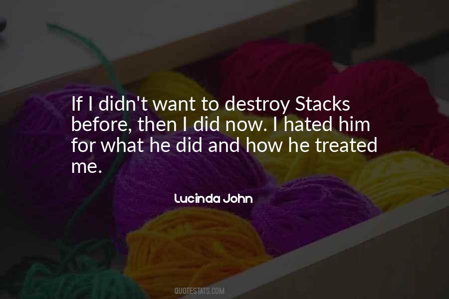 Lucinda John Quotes #1800196