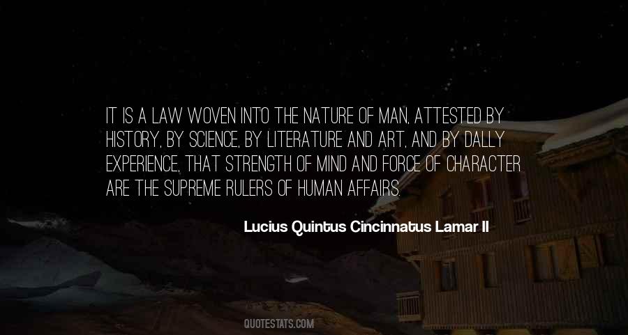 Lucius Quintus Cincinnatus Lamar II Quotes #107280