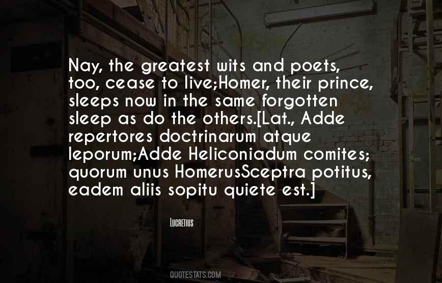 Lucretius Quotes #1311787