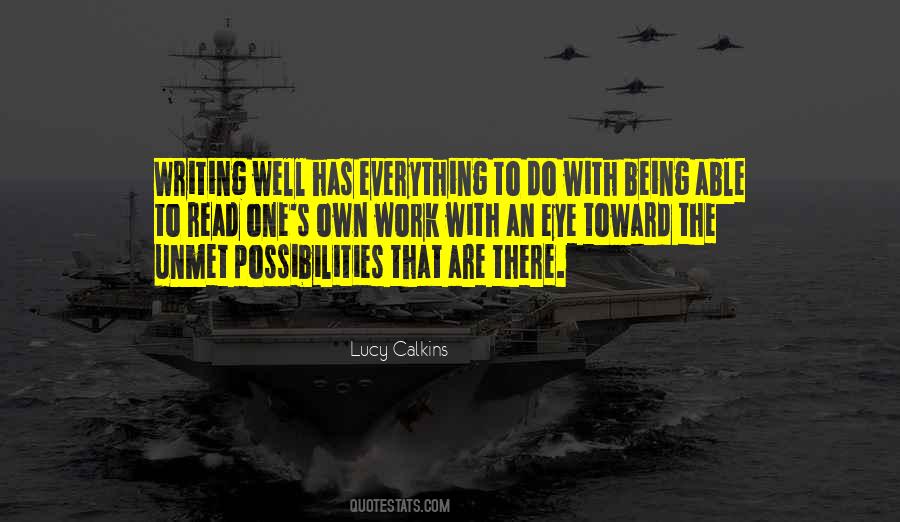 Lucy Calkins Quotes #1843576 Lucy Calkins Quotes #1843576