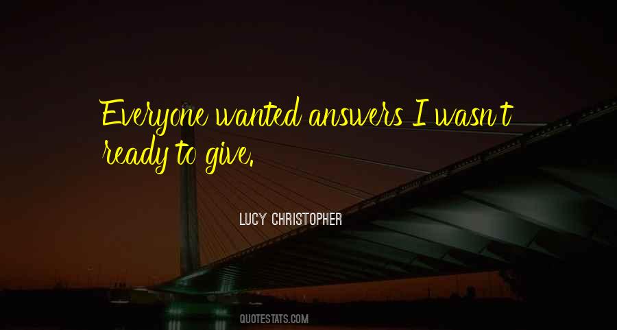 Lucy Christopher Quotes #1250540