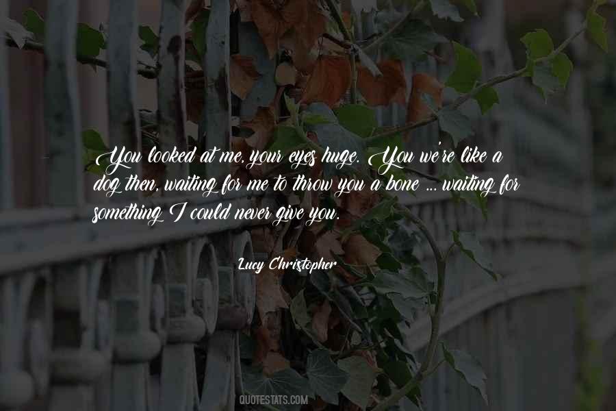 Lucy Christopher Quotes #1727545