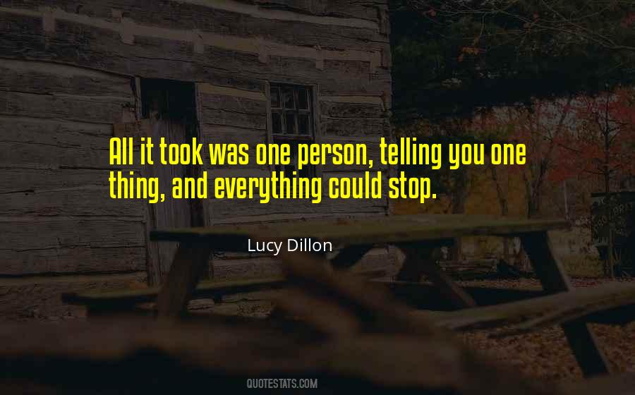 Lucy Dillon Quotes #1355074