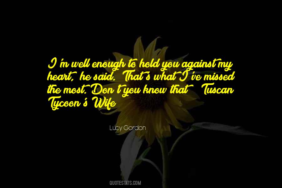 Lucy Gordon Quotes #1721083