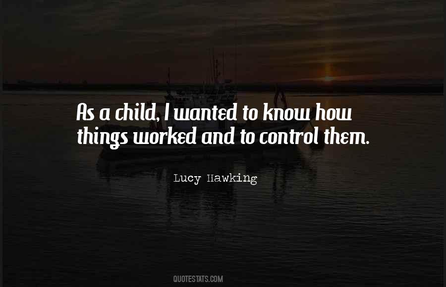Lucy Hawking Quotes #1782721