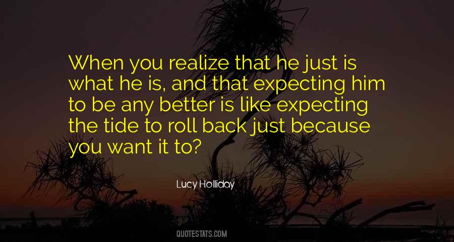Lucy Holliday Quotes #1098612