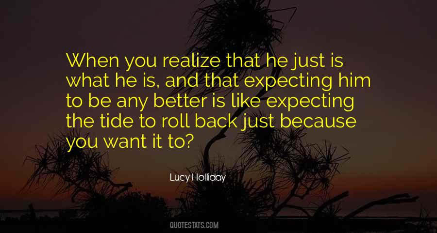 Lucy Holliday Quotes #1098612