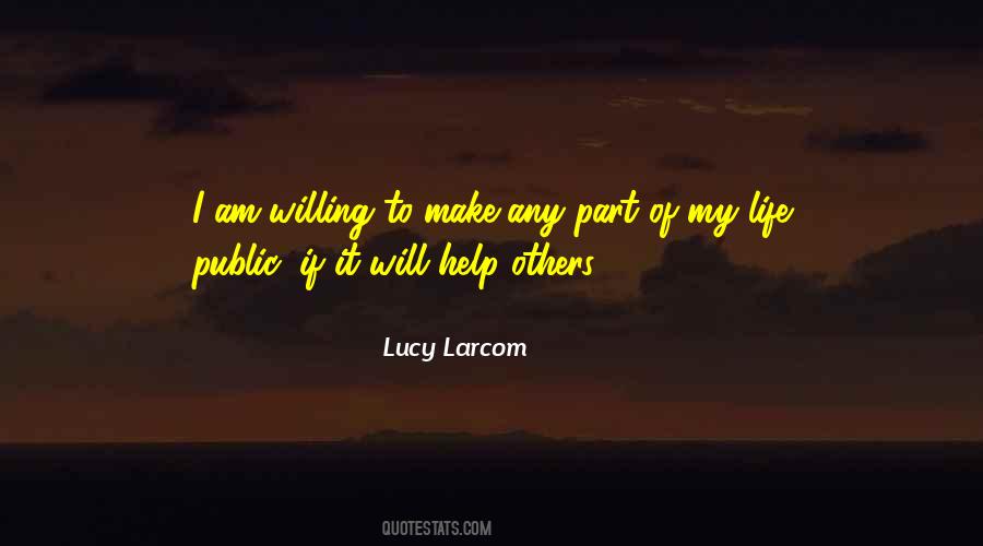 Lucy Larcom Quotes #1343295