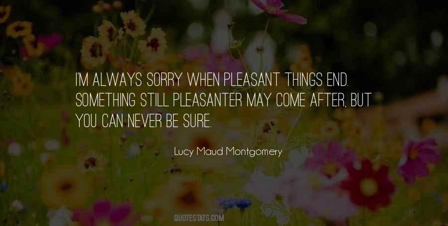 Lucy Maud Montgomery Quotes #114155