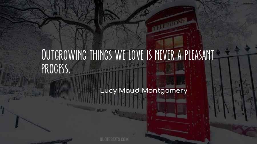 Lucy Maud Montgomery Quotes #1723647