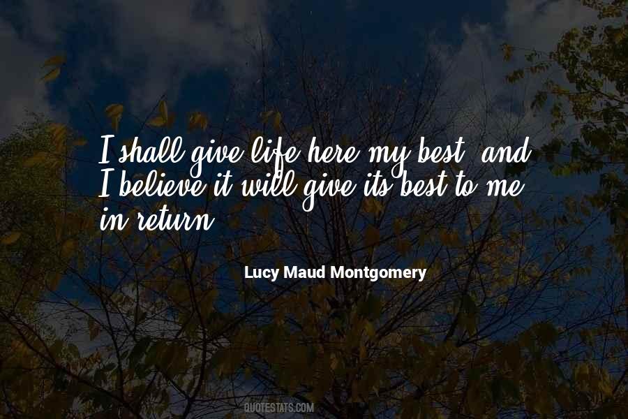 Lucy Maud Montgomery Quotes #852187