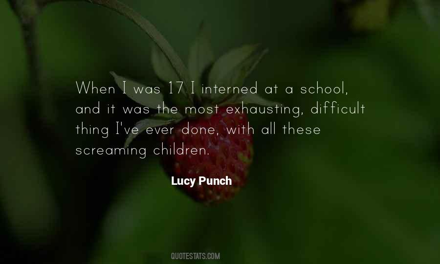 Lucy Punch Quotes #185615