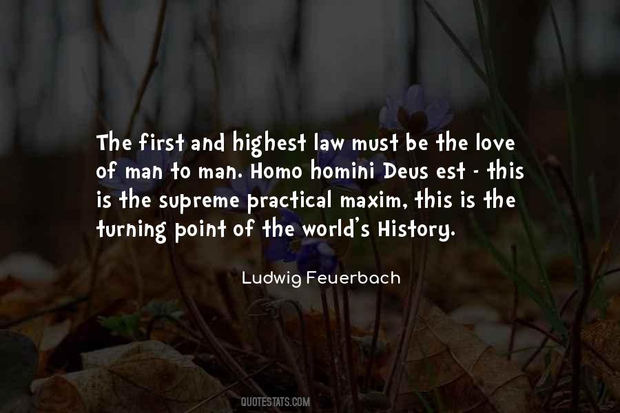 Ludwig Feuerbach Quotes #463528