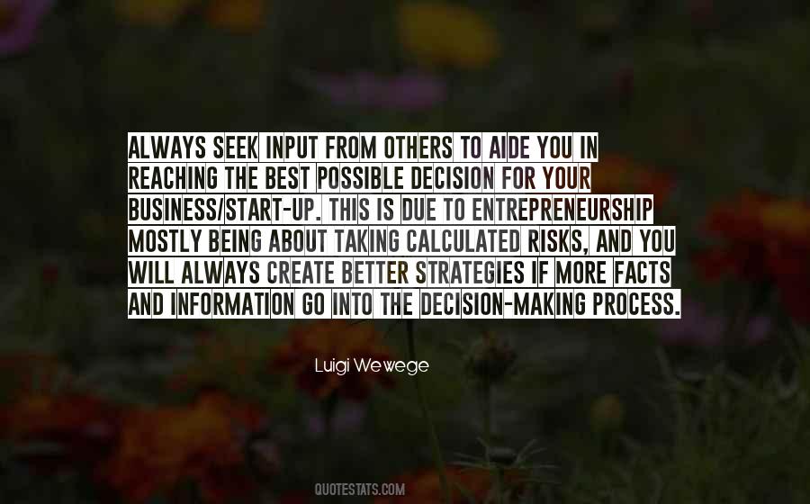 Luigi Wewege Quotes #1589274