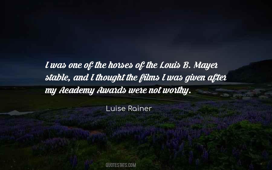 Luise Rainer Quotes #1542805