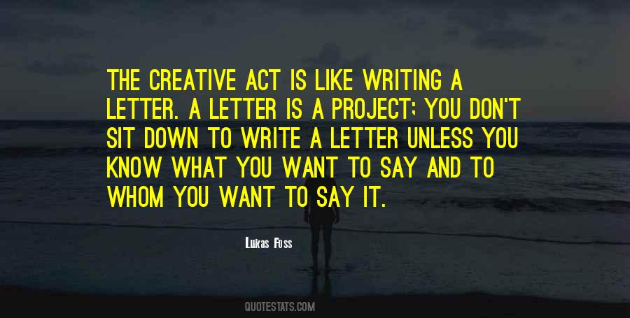Lukas Foss Quotes #1646013