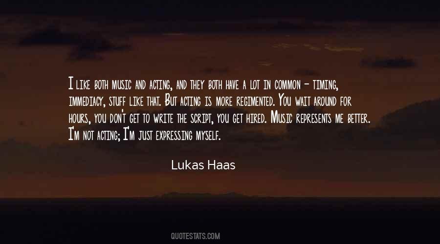 Lukas Haas Quotes #731042