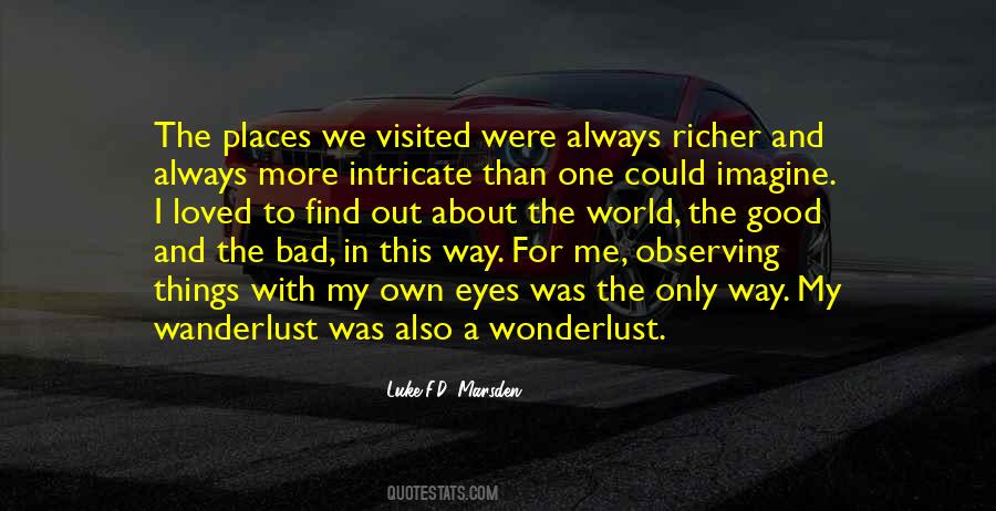 Luke F.D. Marsden Quotes #234704 Luke F.D. Marsden Quotes #234704