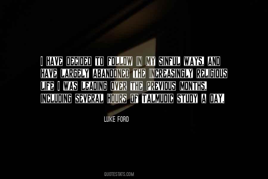 Luke Ford Quotes #714380
