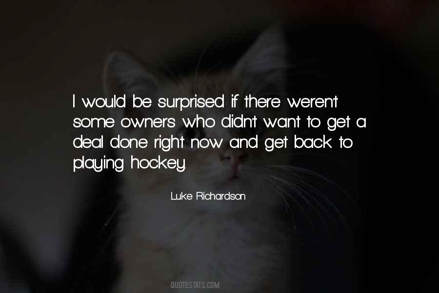 Luke Richardson Quotes #1280335 Luke Richardson Quotes #1280335