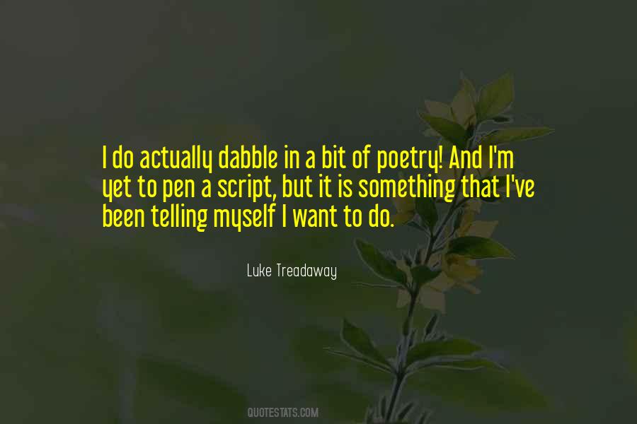 Luke Treadaway Quotes #528707