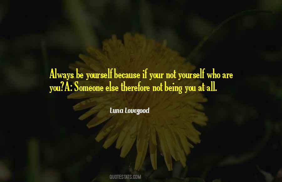 Luna Lovegood Quotes #406357