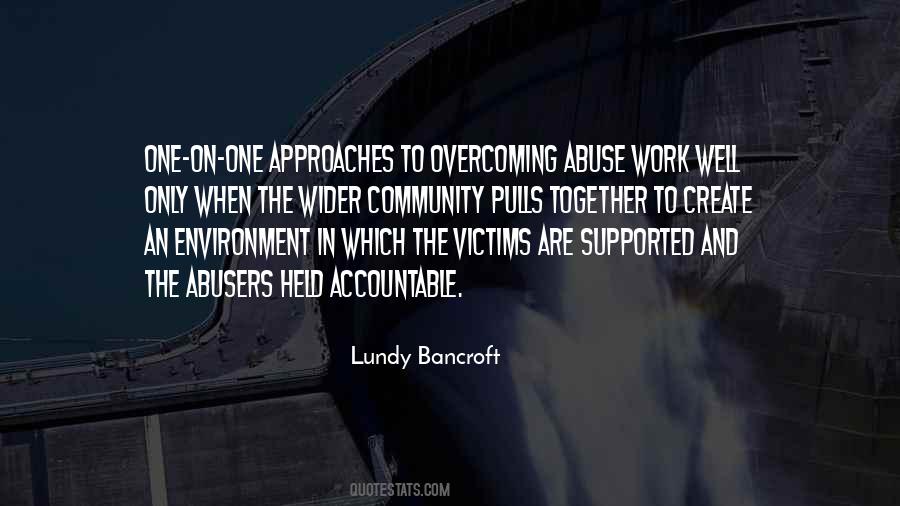 Lundy Bancroft Quotes #106759