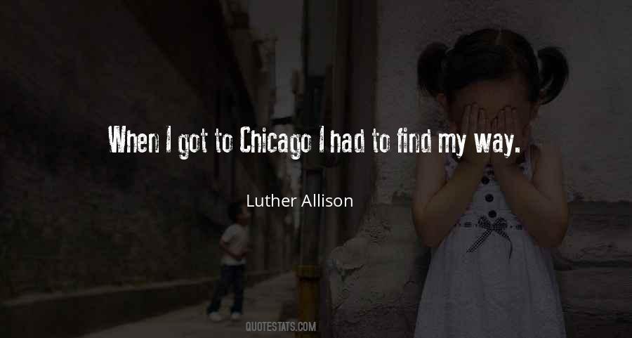 Luther Allison Quotes #799296