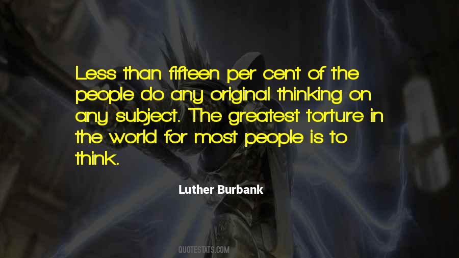 Luther Burbank Quotes #720799