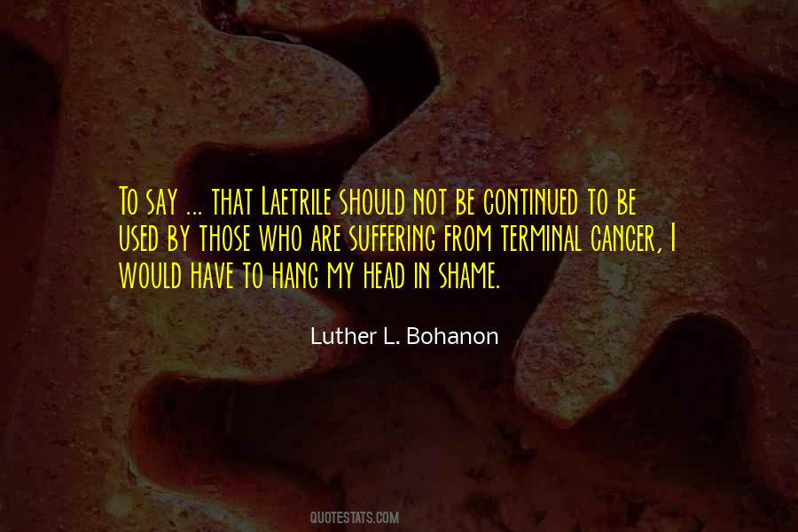 Luther L. Bohanon Quotes #386861