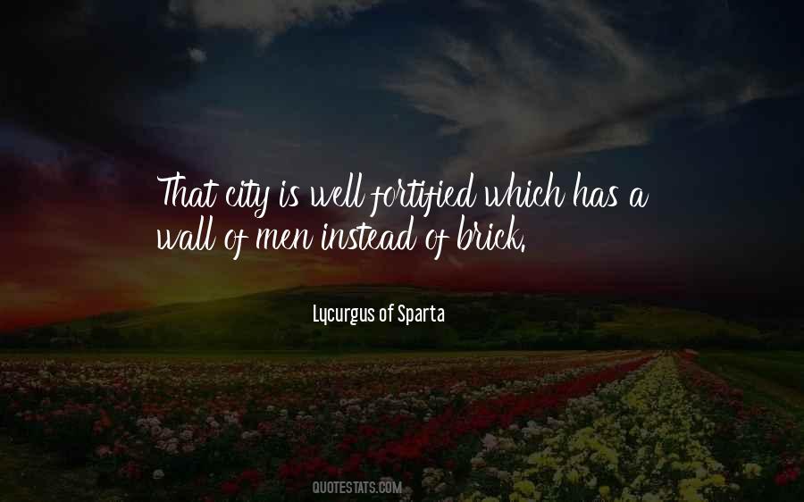 Lycurgus Of Sparta Quotes #665415 Lycurgus Of Sparta Quotes #665415