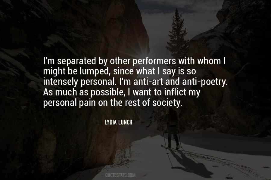 Lydia Lunch Quotes #1444209