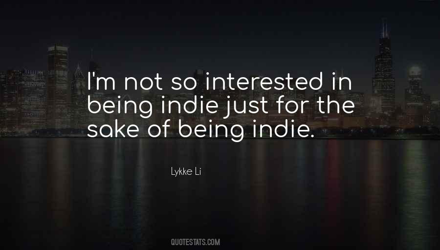 Lykke Li Quotes #1711227