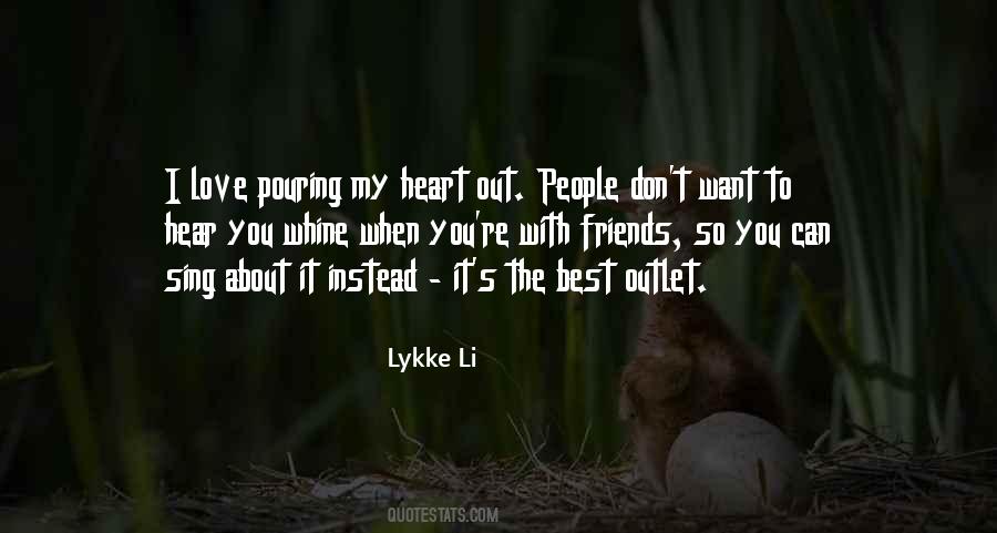 Lykke Li Quotes #252533