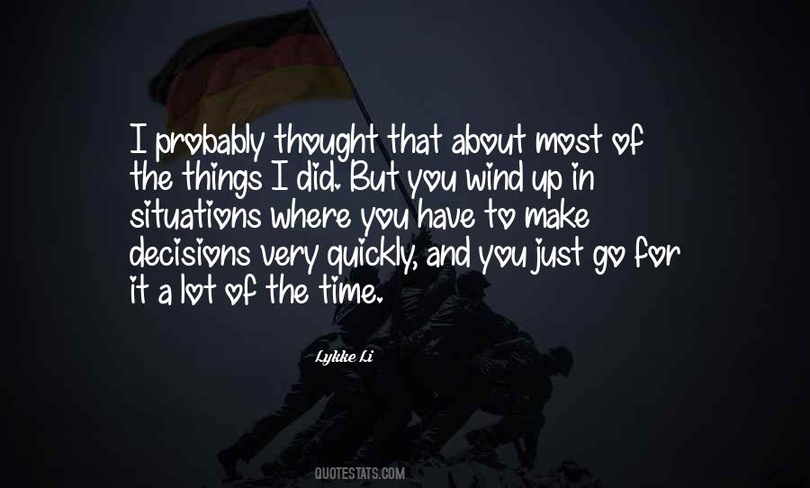 Lykke Li Quotes #469057