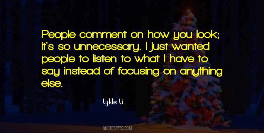 Lykke Li Quotes #520228