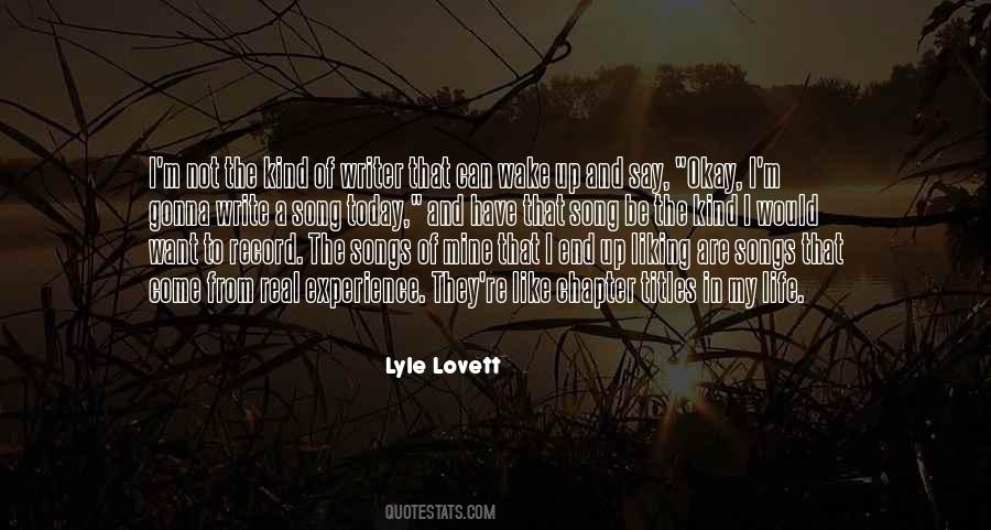 Lyle Lovett Quotes #1427950