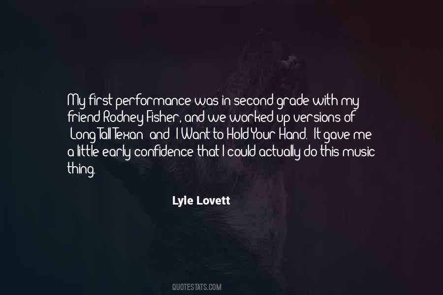 Lyle Lovett Quotes #680060