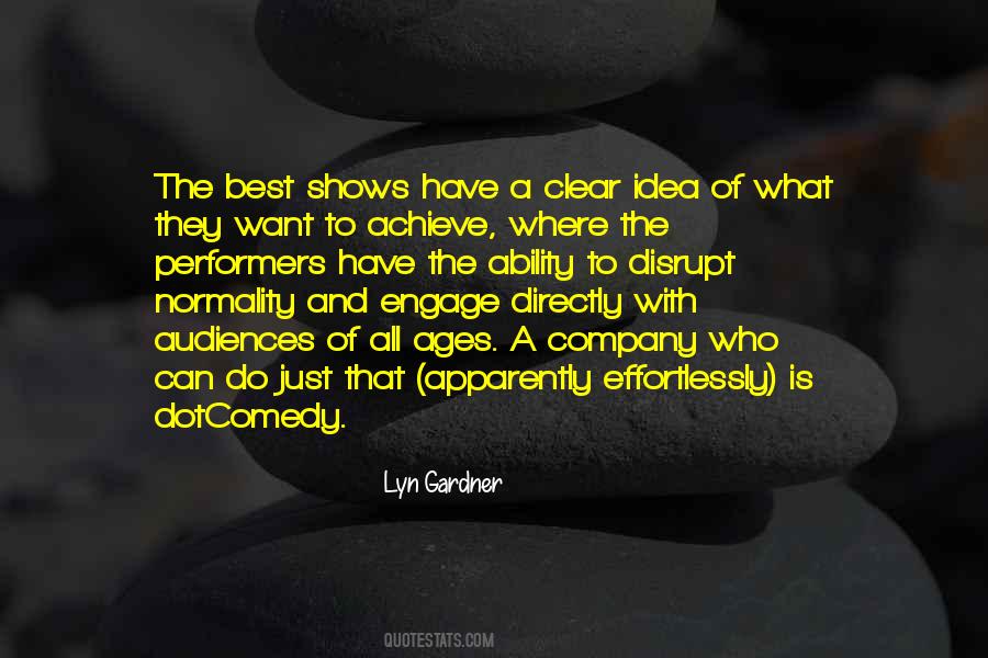 Lyn Gardner Quotes #961412