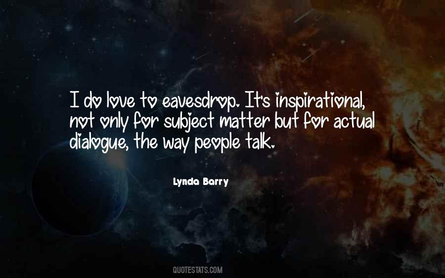 Lynda Barry Quotes #858031