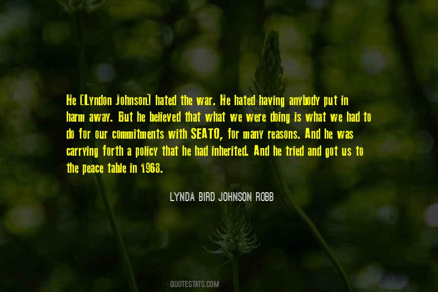 Lynda Bird Johnson Robb Quotes #1874064