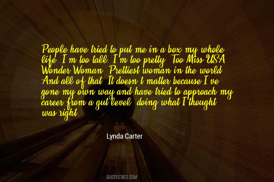 Lynda Carter Quotes #1293659