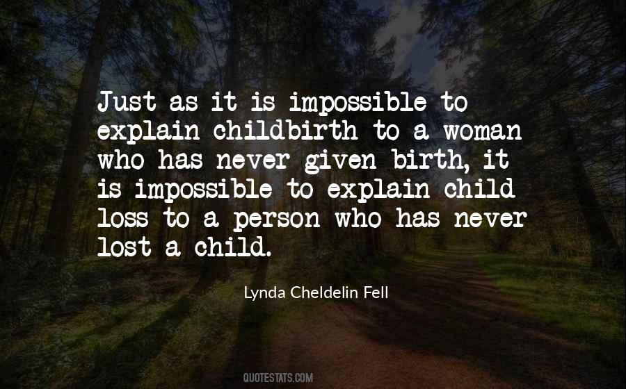 Lynda Cheldelin Fell Quotes #12549
